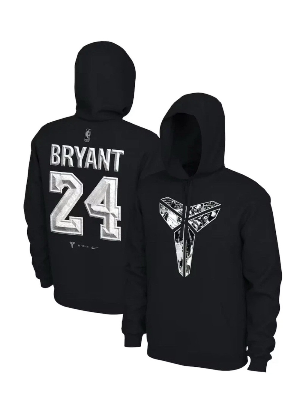 Nike Black Kobe Bryant #24 Graphic Pullover Hoodie